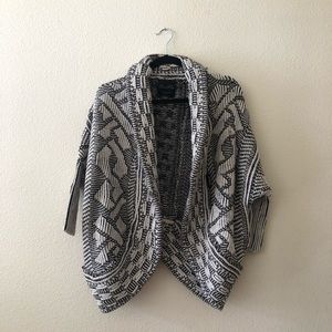 Zara Cable Knit Cardigan Sweater Medium